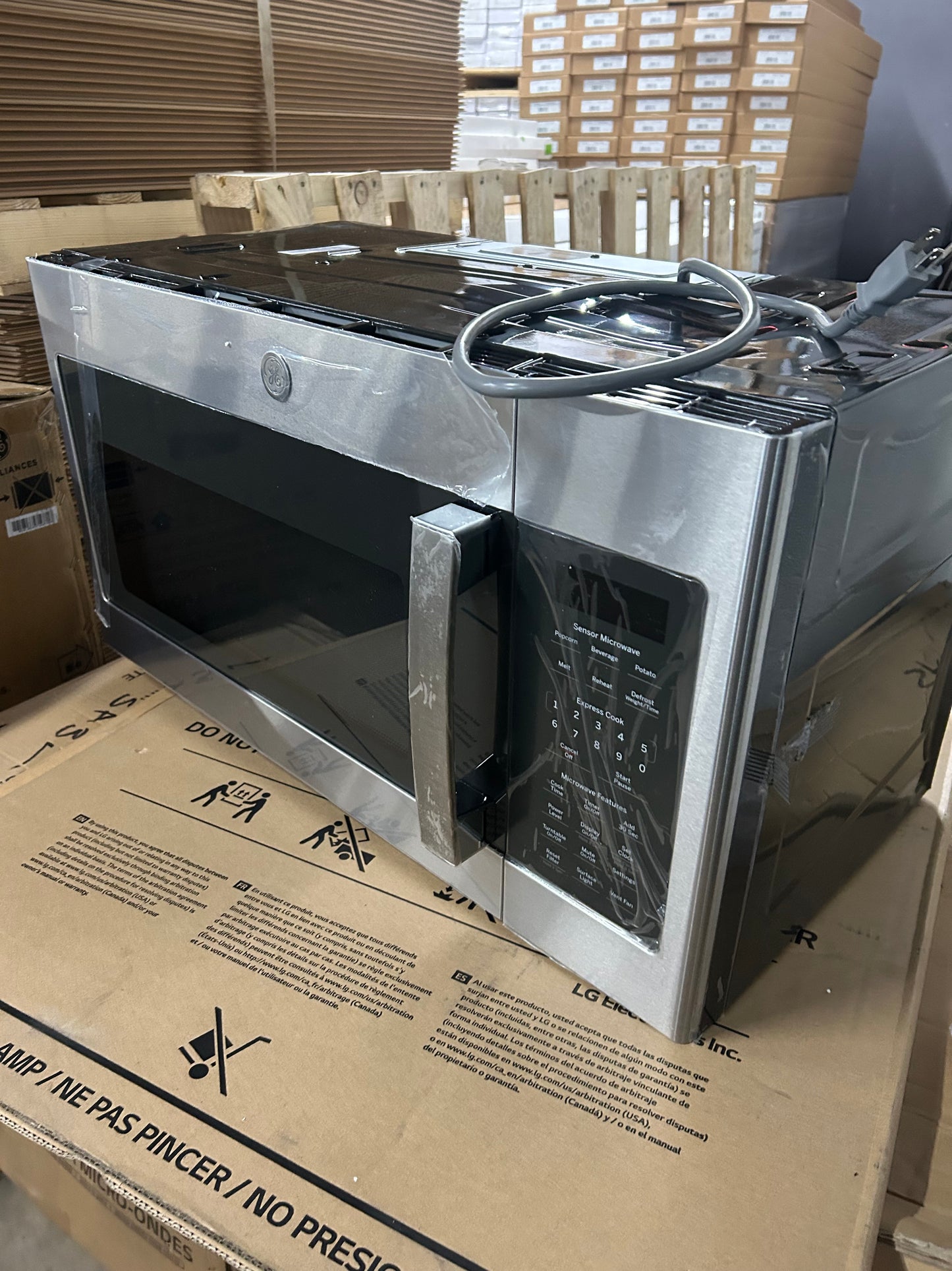1.7 cu. ft. Over the Range Microwave with Sensor Cooking in Stainless Steel