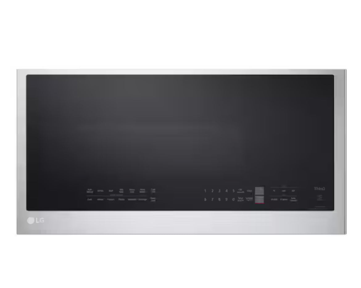 Smart 30 in. W 2 cu. ft. Over the Range Microwave with EasyClean 1,050-Watt in PrintProof Stainless Steel