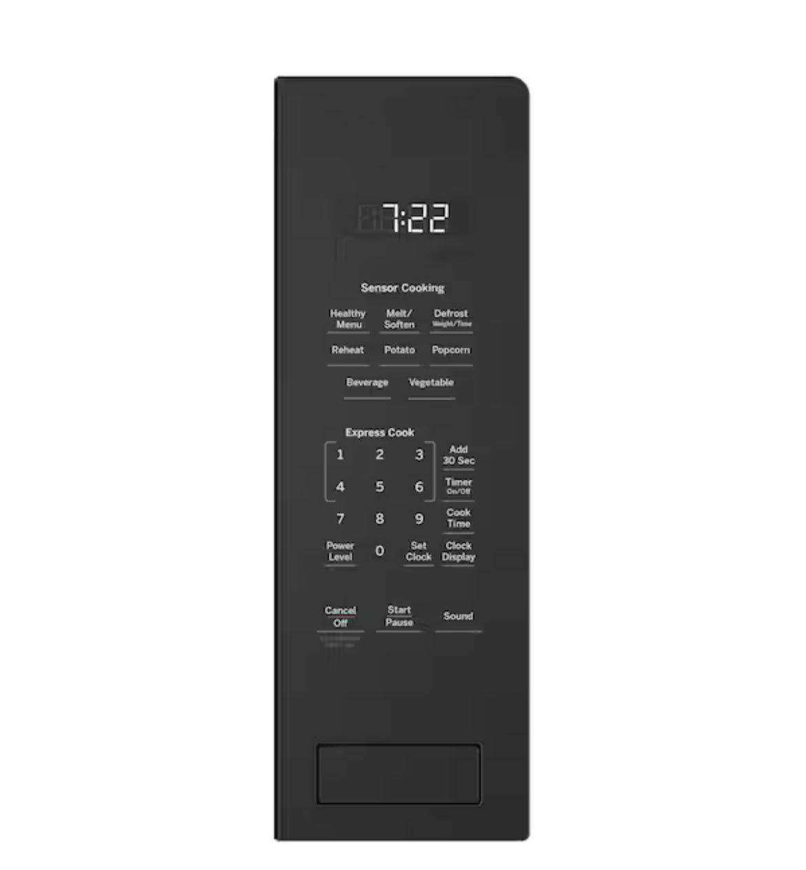 Profile 2.2 cu. ft. Built-In Microwave in Black with Sensor Cooking