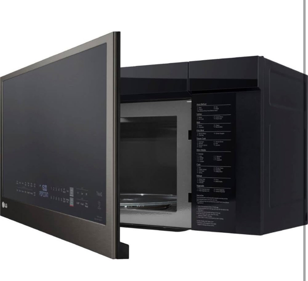 LG 2.0 Cu. Ft. Black Stainless Steel Over-the-Range Microwave