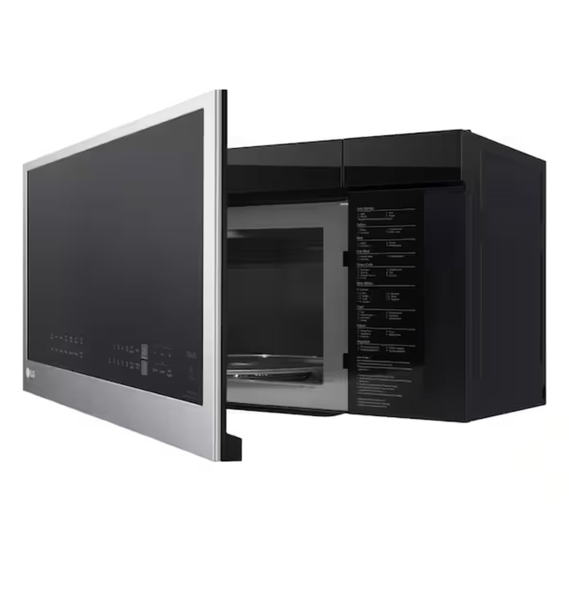 Smart 30 in. W 2 cu. ft. Over the Range Microwave with EasyClean 1,050-Watt in PrintProof Stainless Steel