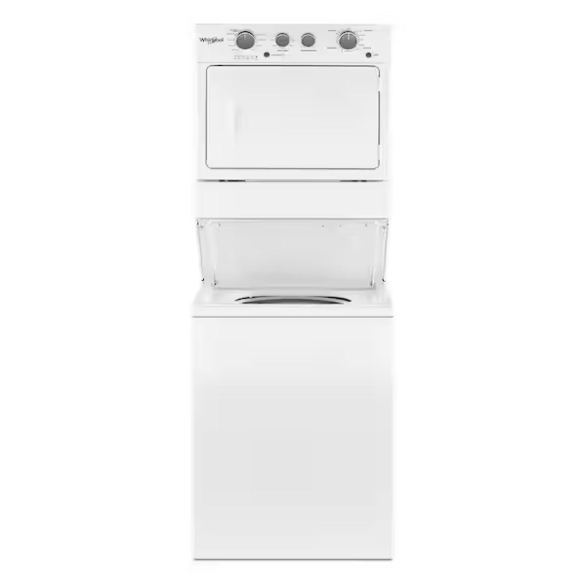 White Laundry Center with 3.5 cu. ft. Washer and 5.9 cu. ft. Electric Dryer with 9 Wash cycles and AUTODRY
