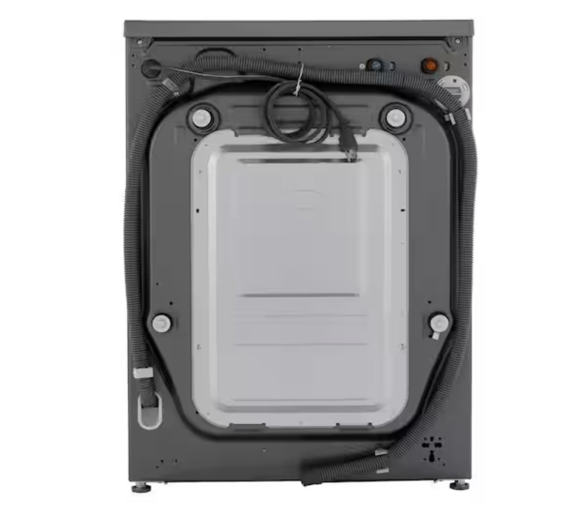 24 in. W 2.4 cu. ft. SMART All-in-One Compact Front Load Washer & Ventless Dryer Combo in Graphite Steel with Steam *Slightly Used*