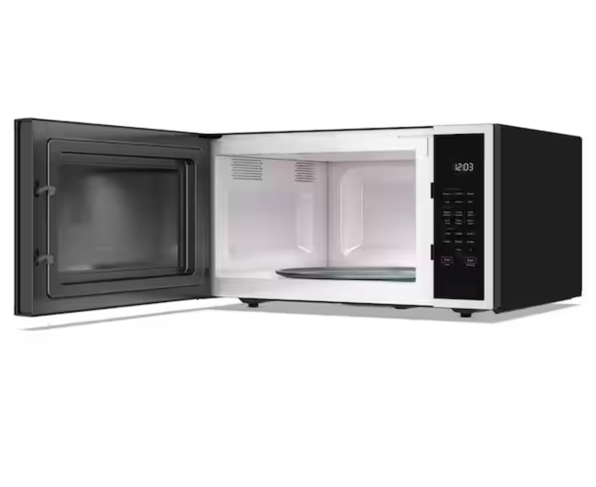 21.75 in. 1.6 cu. ft. Countertop Microwave in Stainless Steel