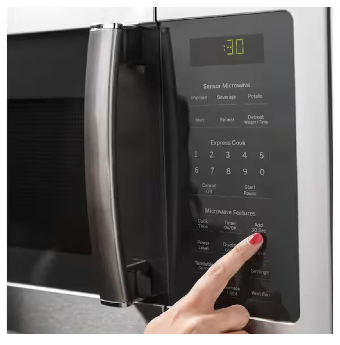 1.7 cu. ft. Over the Range Microwave with Sensor Cooking in Stainless Steel