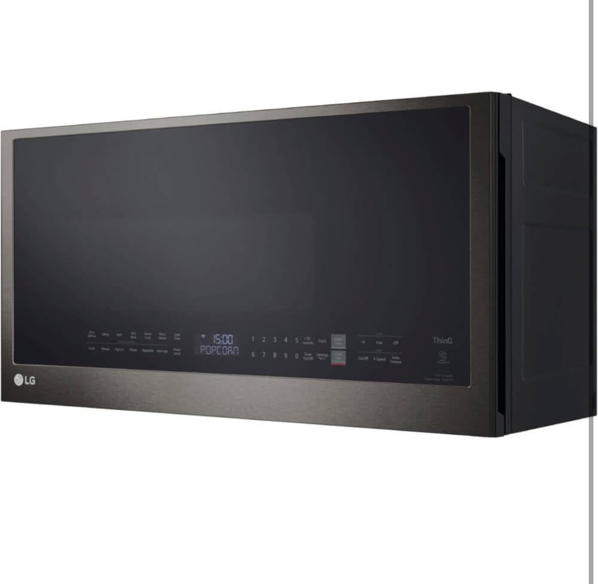 LG 2.0 Cu. Ft. Black Stainless Steel Over-the-Range Microwave