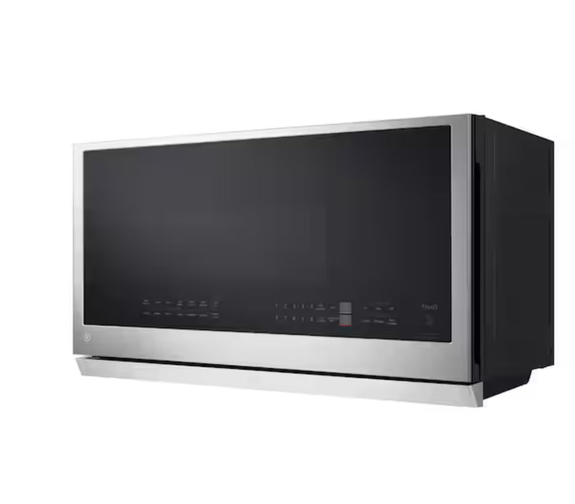 2.1 cu. ft. 30 in. Width PrintProof Stainless Steel 1,050-Watt Smart Over-the-Range Microwave Oven with ExtendaVent 2.0