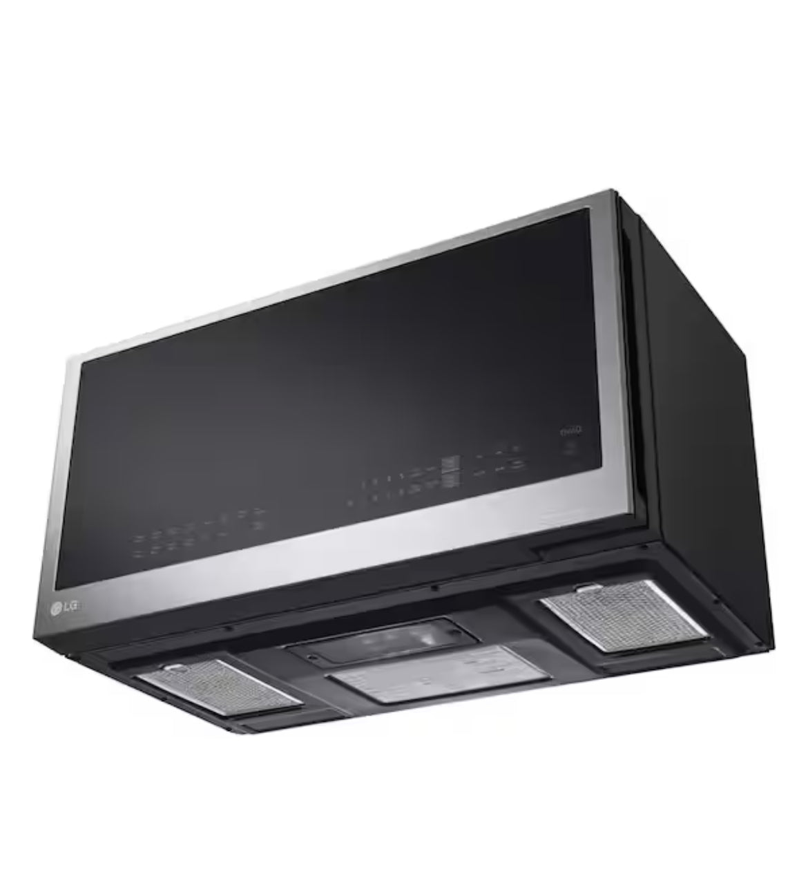 *Slightly Damaged* Smart 1.7 cu. ft. Over the Range Convection Microwave Oven with Air Fry in PrintProof Stainless Steel
