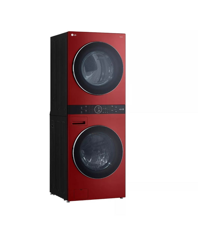 Single Unit Front Load LG WashTower with Center Control 4.5 cu. ft. Washer and 7.4 cu. ft. Gas Dryer