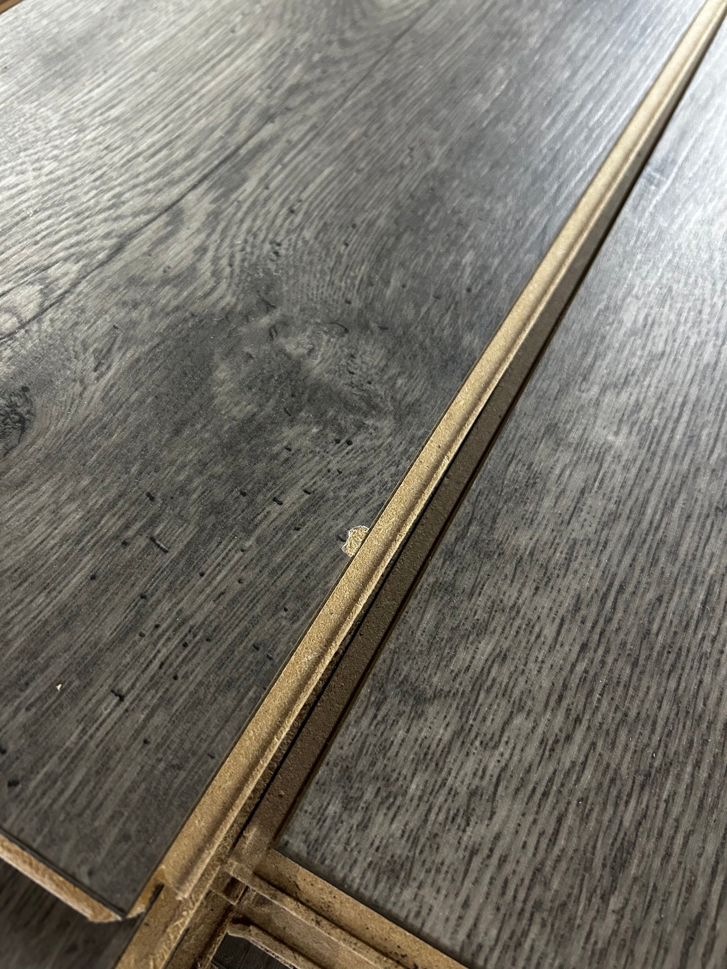 Grey Laminate Flooring Cosmetic Defects .69c/SQFT