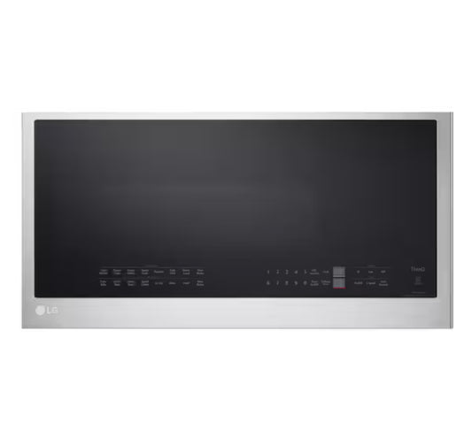 *Slightly Damaged* Smart 1.7 cu. ft. Over the Range Convection Microwave Oven with Air Fry in PrintProof Stainless Steel