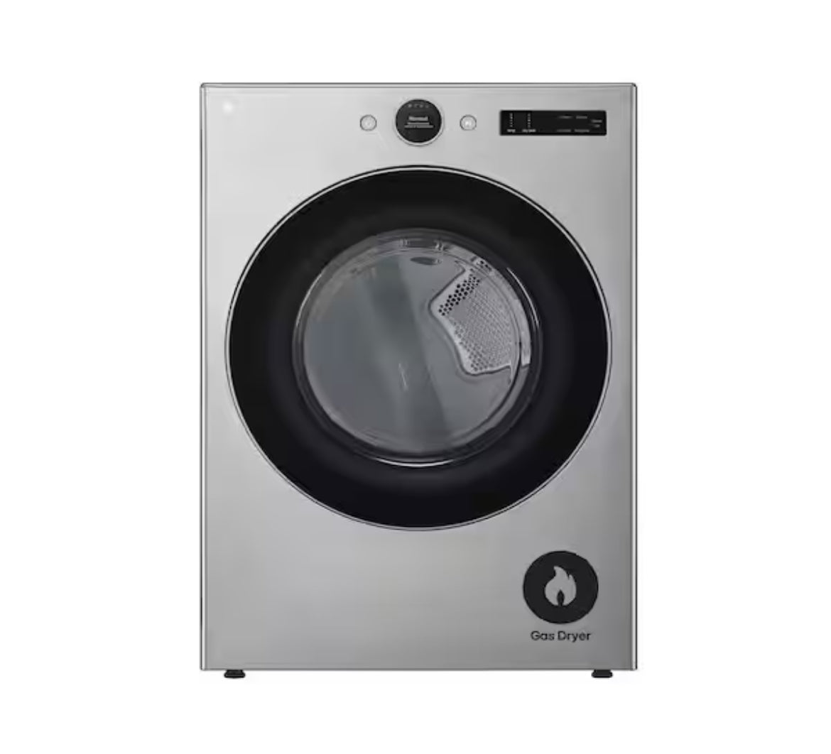 7.4 cu. ft. Vented Stackable SMART Gas Dryer in Graphite Steel with TurboSteam and AI Sensor Dry Technology *Slightly Used*