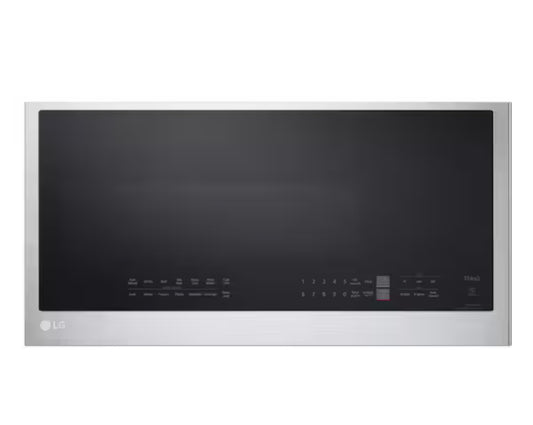 Smart 30 in. W 2 cu. ft. Over the Range Microwave with EasyClean 1,050-Watt in PrintProof Stainless Steel