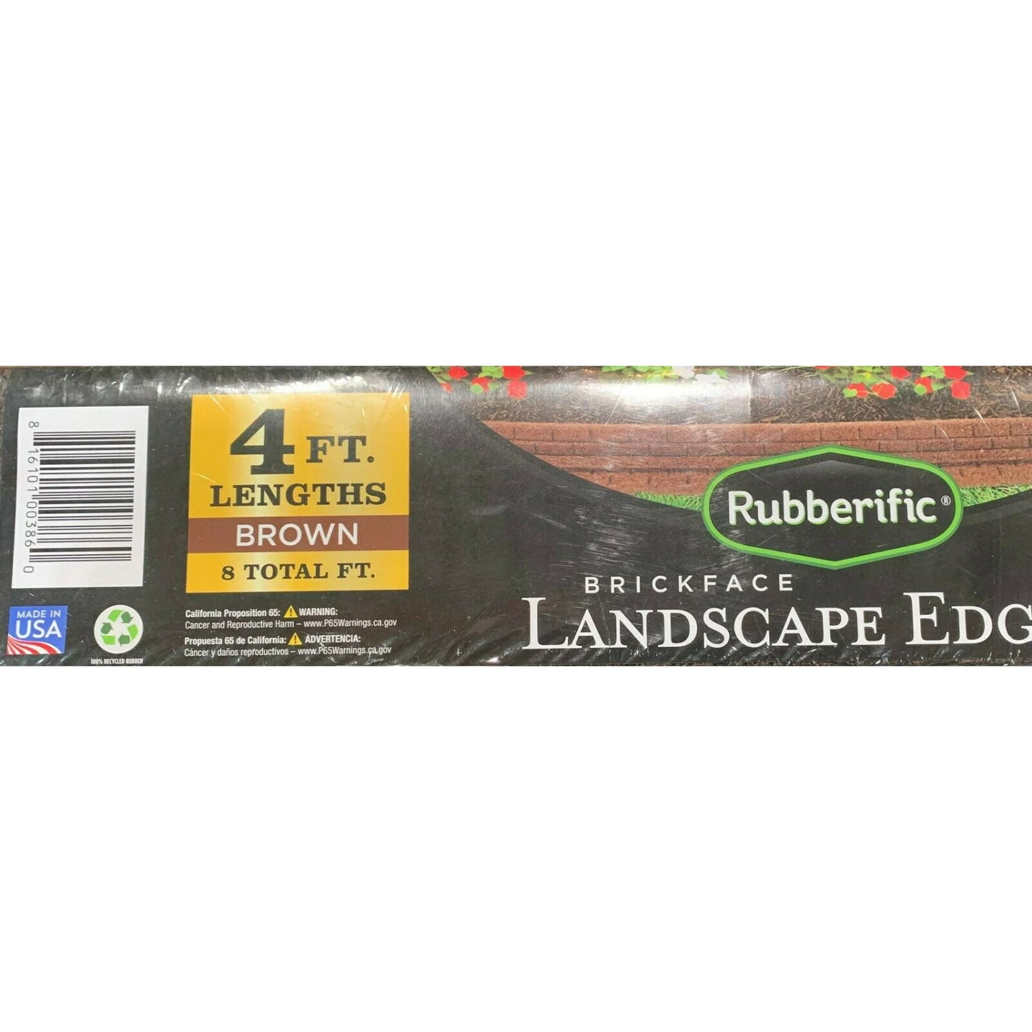 Rubberific Brickface Landscape Edging 2 pack