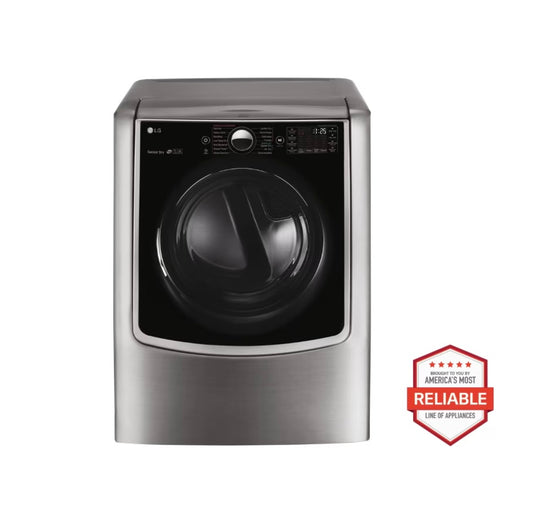 9.0 cu. ft. Large Smart wi-fi Enabled Gas Dryer w/ TurboSteam