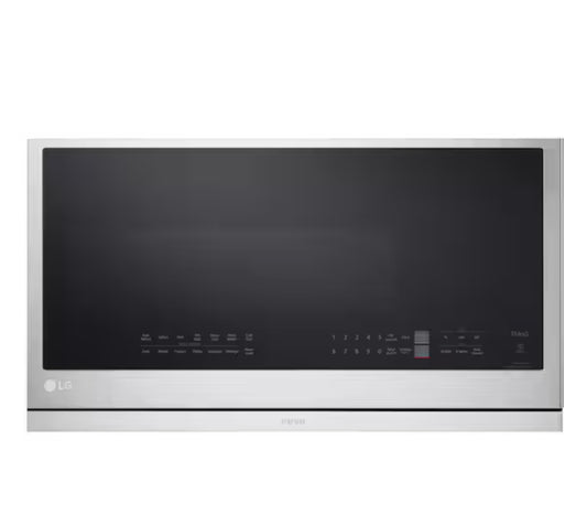 2.1 cu. ft. 30 in. Width PrintProof Stainless Steel 1,050-Watt Smart Over-the-Range Microwave Oven with ExtendaVent 2.0