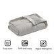 Madison Park Windom Microfiber Down Alternative Stain Resistant Blanket, Full/Queen, Grey