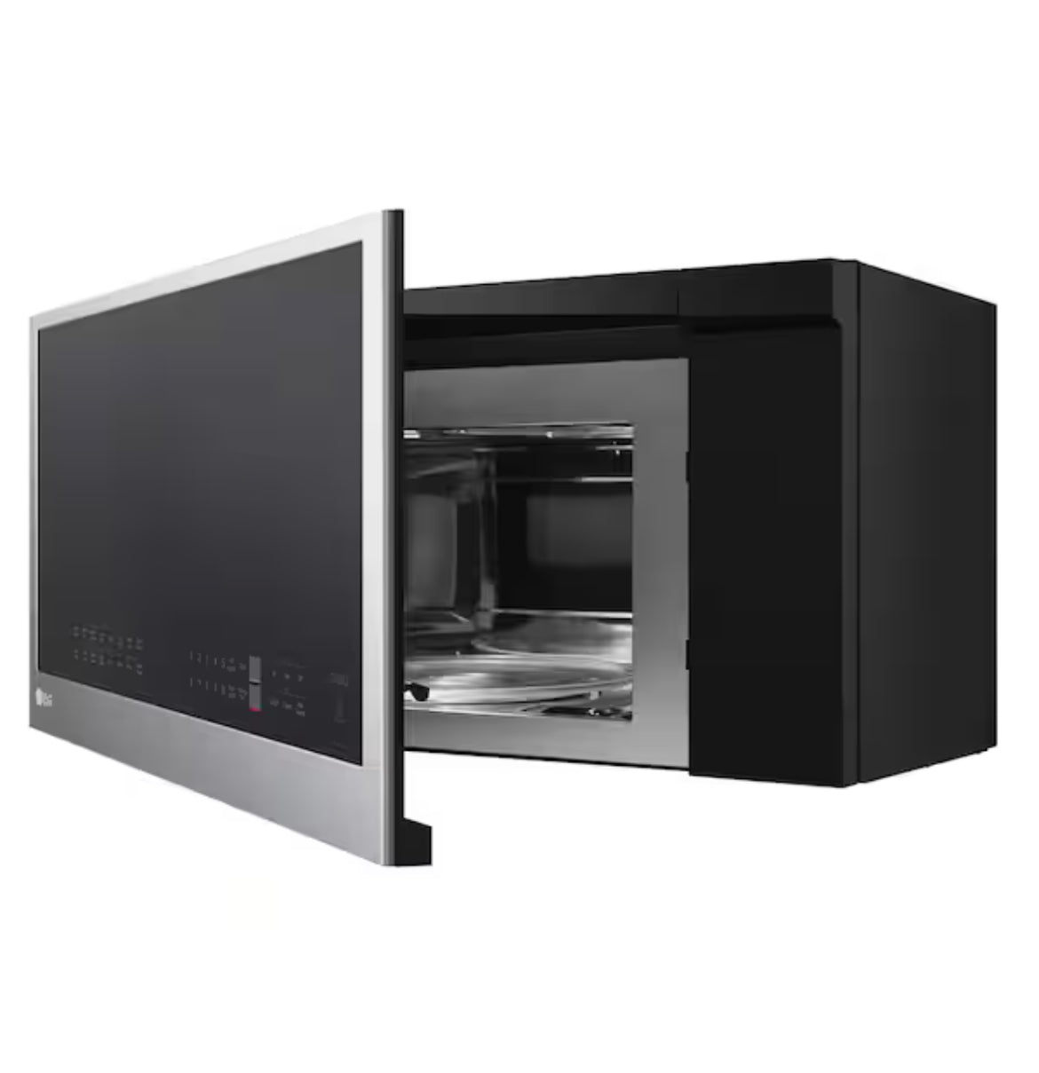 *Slightly Damaged* Smart 1.7 cu. ft. Over the Range Convection Microwave Oven with Air Fry in PrintProof Stainless Steel