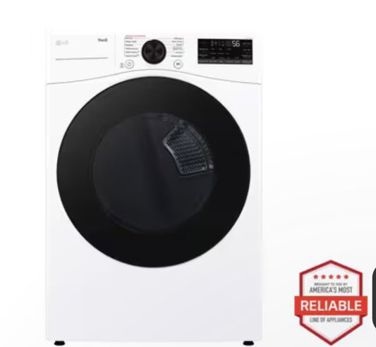 7.4 cu. ft. Ultra Large Capacity Smart Front Load Energy Star Gas Dryer