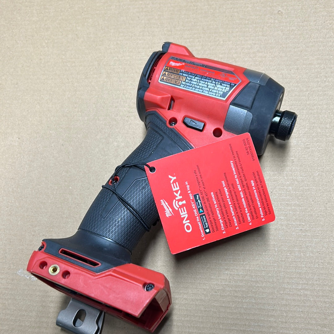 M18 FUEL ONE-KEY 18V Lithium-Ion Brushless Cordless 1/4 in. Hex Impact Driver One Key(Tool-Only) Slightly used like new