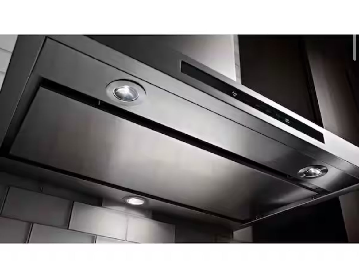 36 in. Wall Mount Convertible Canopy Range Hood in Stainless Steel Kitchen Aid