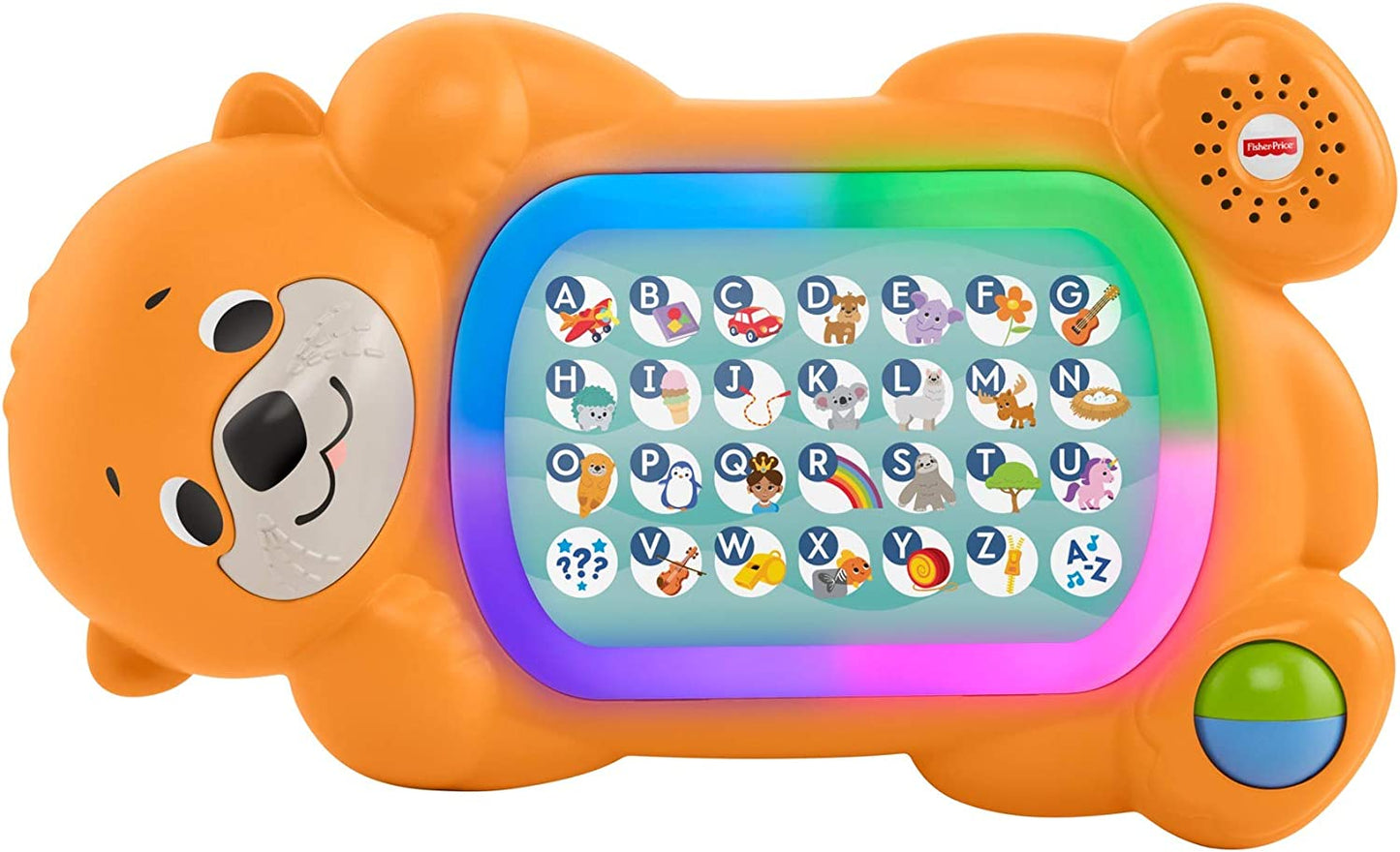 Fisher-Price Linkimals Baby Learning Toy A To Z Otter Keyboard With Interactive Music And Lights For Infants And Toddlers