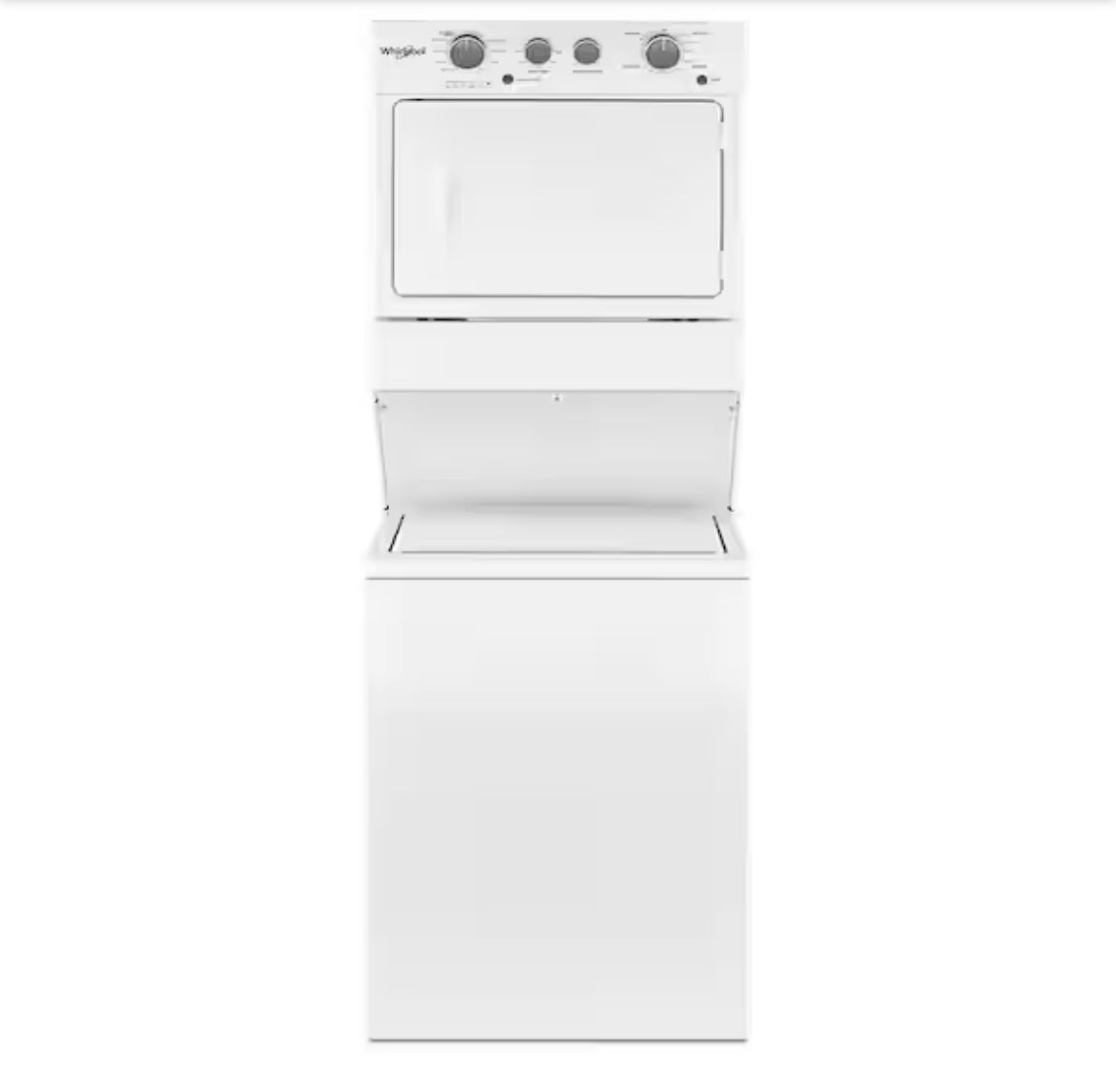 White Laundry Center with 3.5 cu. ft. Washer and 5.9 cu. ft. Electric Dryer with 9 Wash cycles and AUTODRY