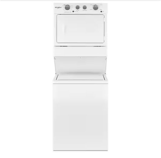 White Laundry Center with 3.5 cu. ft. Washer and 5.9 cu. ft. Electric Dryer with 9 Wash cycles and AUTODRY