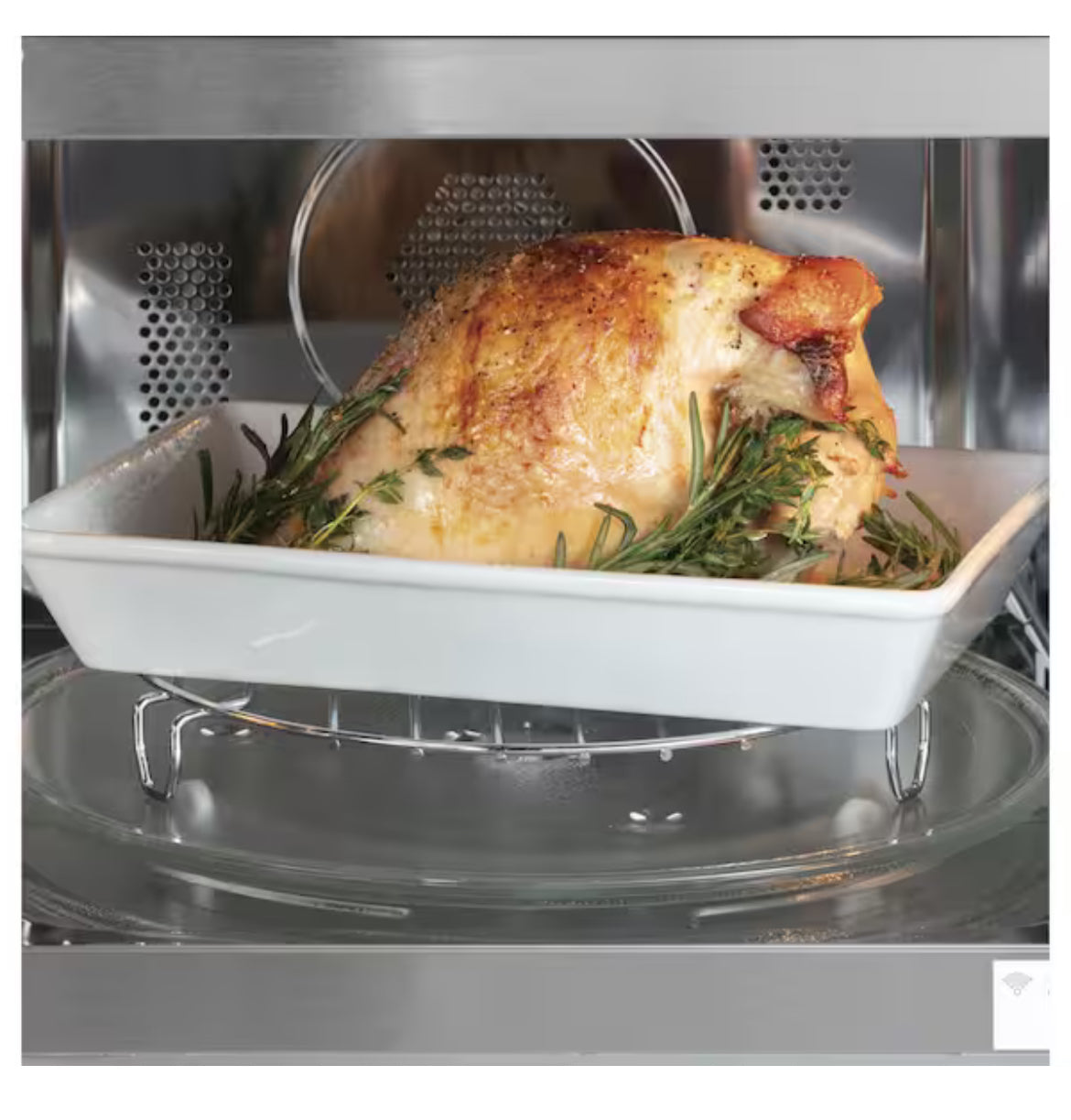 1.5 cu. ft. Smart Countertop Convection Microwave Oven in Stainless Steel with Sensor Cooking