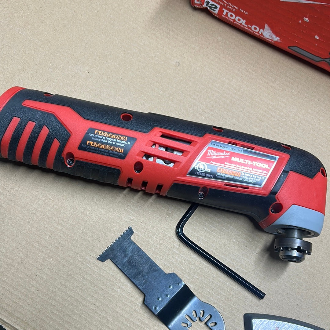 M12 12V Lithium-Ion Cordless Oscillating Multi-Tool (Tool-Only)