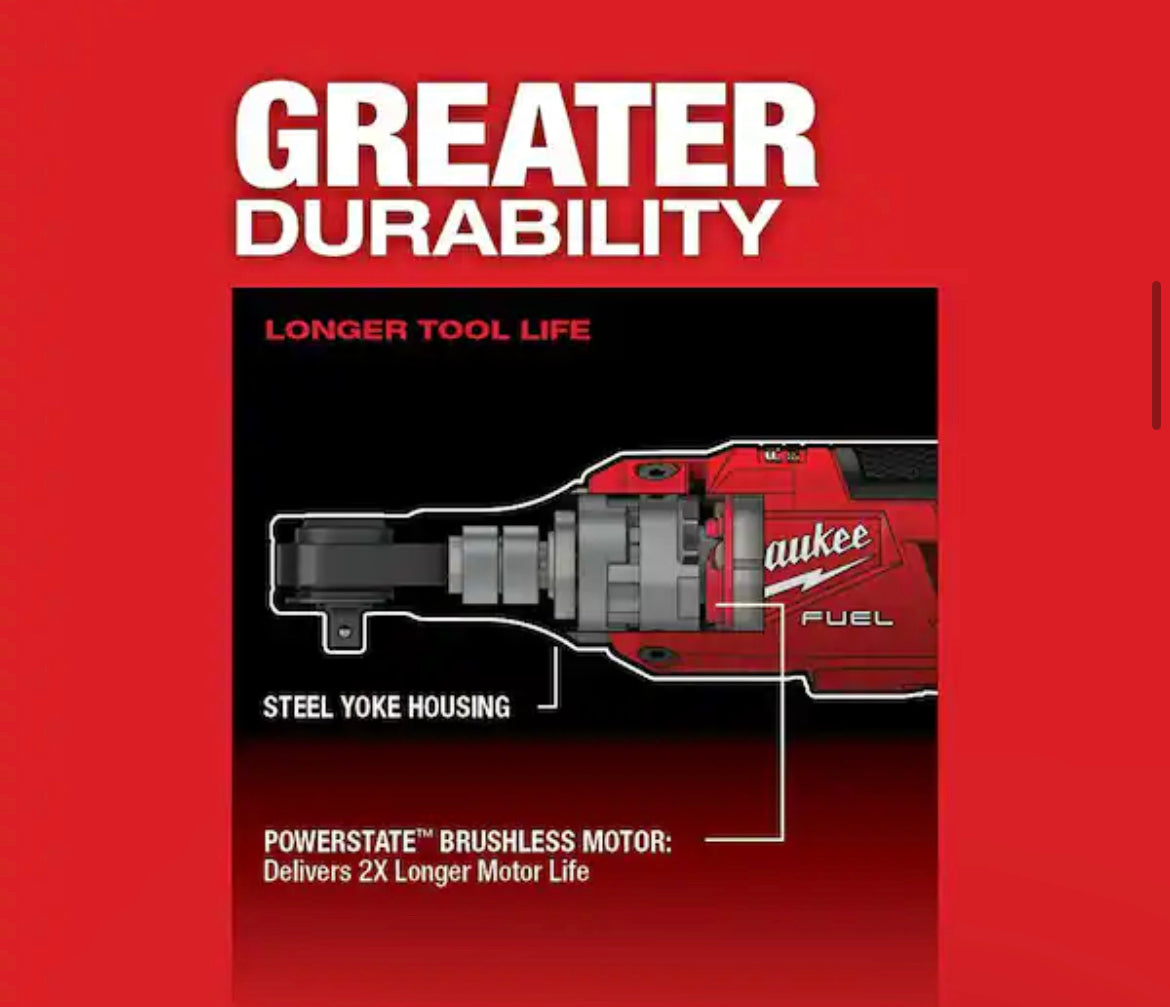 M12 FUEL 12V Lithium-Ion Brushless Cordless High Speed 1/4 in. Ratchet (Tool-Only)