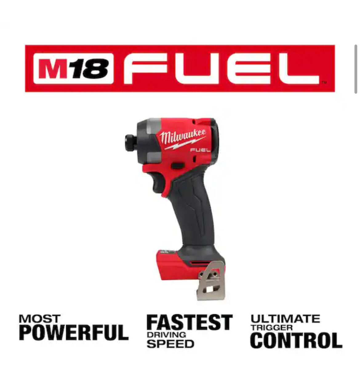 M18 FUEL 18V Lithium-Ion Brushless Cordless 1/4 in. Hex Impact Driver (Tool-Only) Slightly used like new