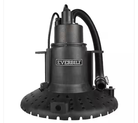 Everbilt 1/4 hp Submersible Pool Cover Pump