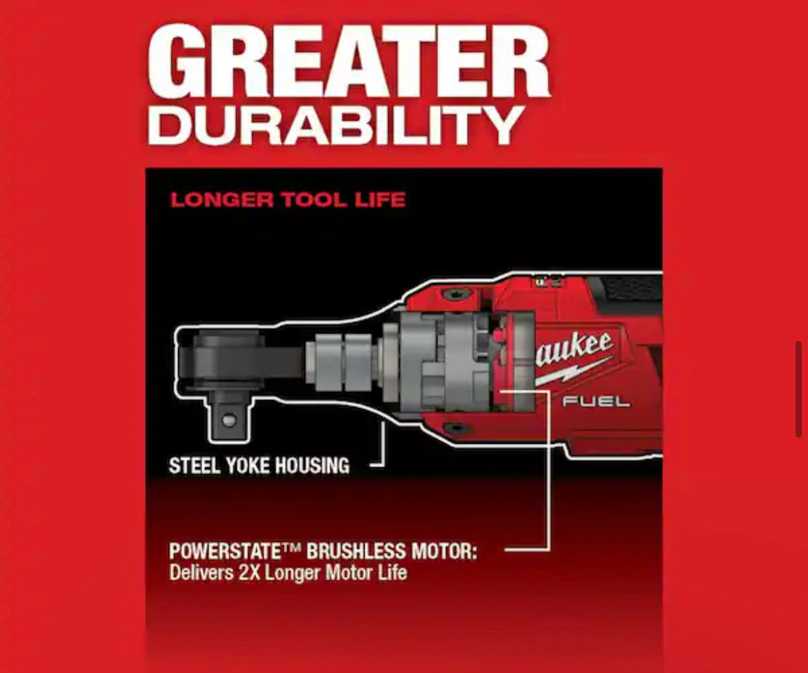 M12 FUEL 12-Volt Lithium-Ion Brushless Cordless High Speed 3/8 in. Ratchet (Tool-Only)