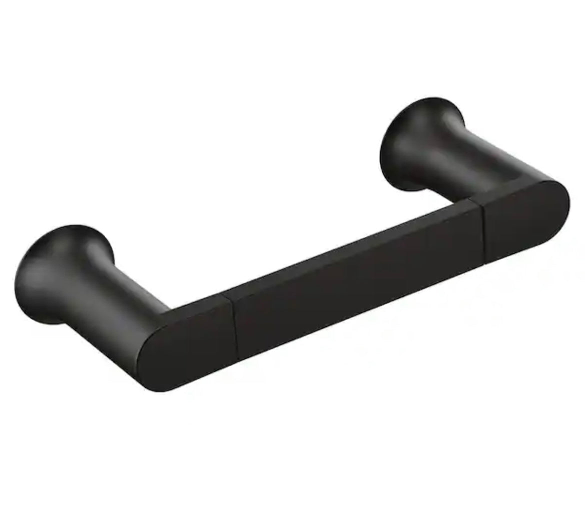 Genta LX 6.88 in. Hand Towel Bar in Matte Black