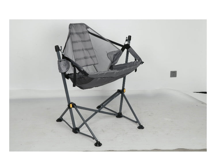 Ozark Trail Reclining Mesh Hammock Chair, Gray, made with Polyester