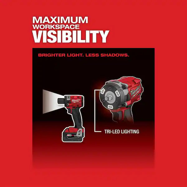 M18 FUEL GEN-3 18V Lithium-Ion Brushless Cordless 3/8 in. Compact Impact Wrench with Friction Ring (Tool-Only) [ NEW ] 2854-20