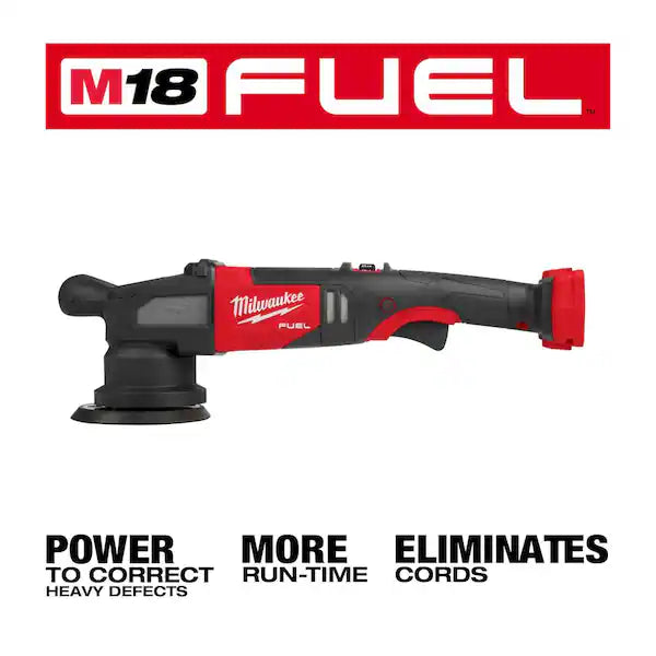 M18 FUEL18V Lithium-Ion Brushless Cordless 15MM DA Polisher (Tool-Only)