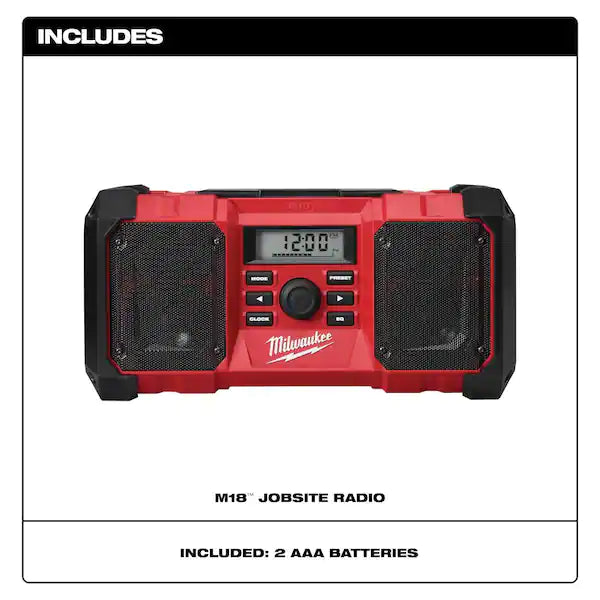 M18 18-Volt Lithium-Ion Cordless Jobsite Radio