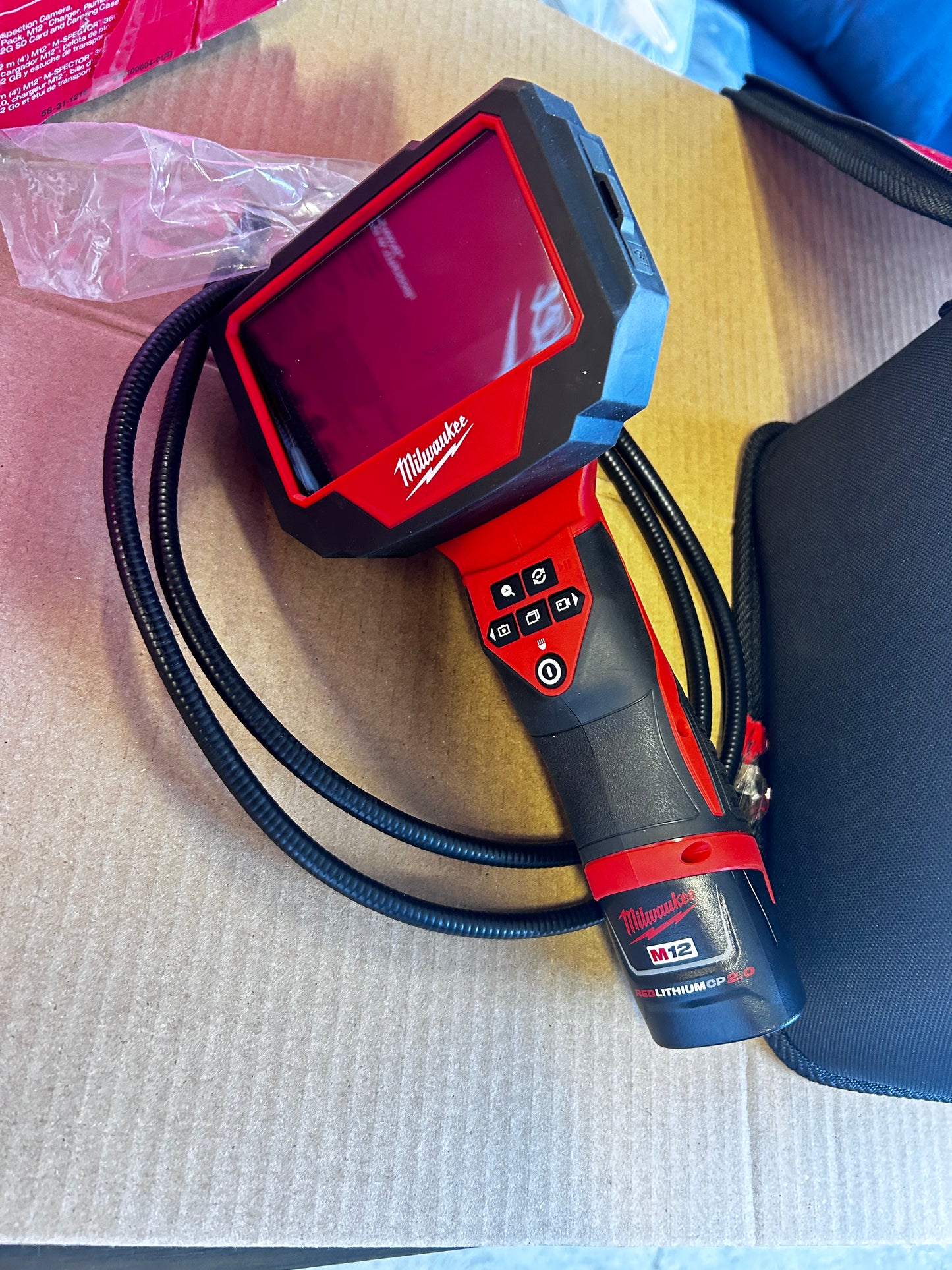 M12 12V Lithium-Ion Cordless M-SPECTOR 360-Degree 4 ft. Inspection Camera Kit