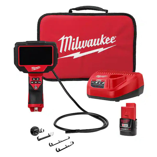 M12 12V Lithium-Ion Cordless M-SPECTOR 360-Degree 4 ft. Inspection Camera Kit