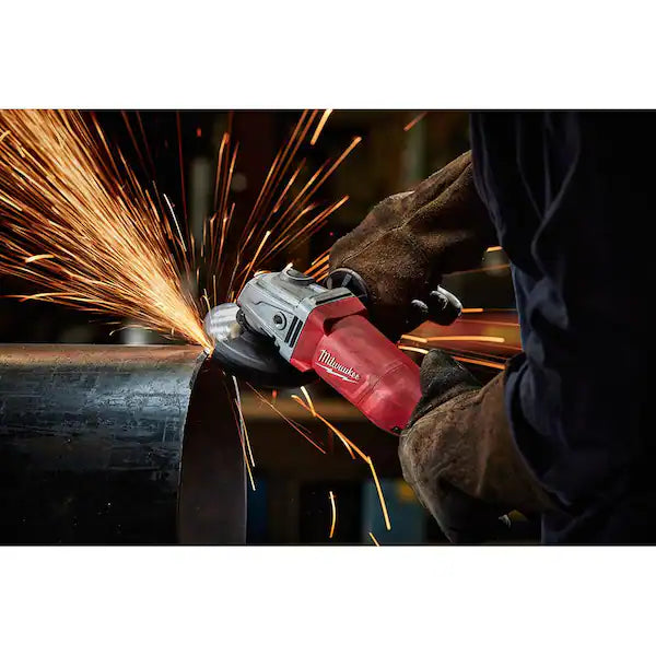 7 Amp Corded 4-1/2 in. Small Angle Grinder with Sliding Lock-On Switch [NEW] 6130-33