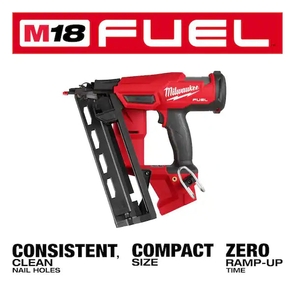 M18 FUEL 18-Volt Lithium-Ion Brushless Cordless Gen II 16-Gauge Angled Finish Nailer (Tool-Only)