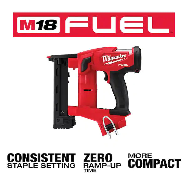 M18 FUEL 18-Volt Lithium-Ion Brushless Cordless 18-Gauge 1/4 in. Narrow Crown Stapler (Tool-Only)