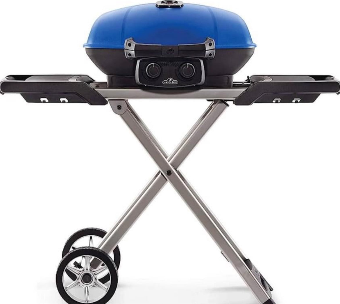 Napoleon TravelQ 285X Propane Portable Grill & Scissor Cart