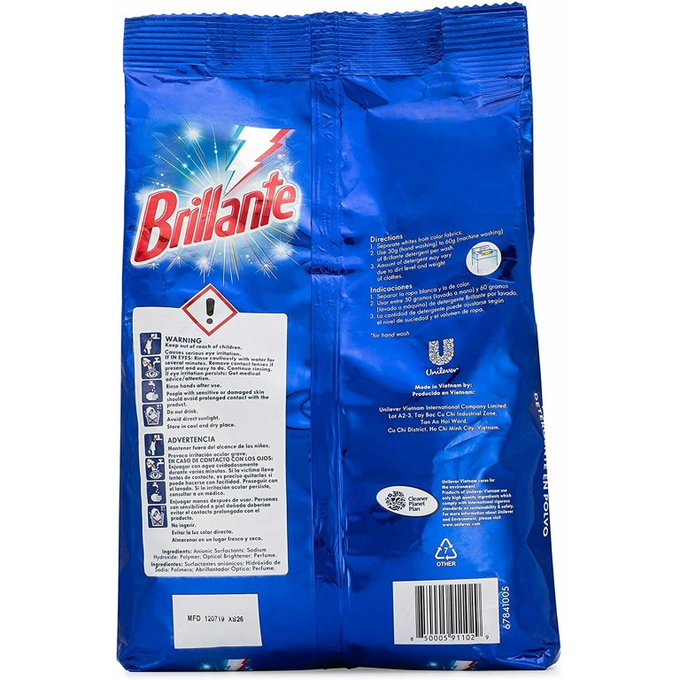 BRILLANTE LAUNDRY DETERGENT POWDER 4.40 lb