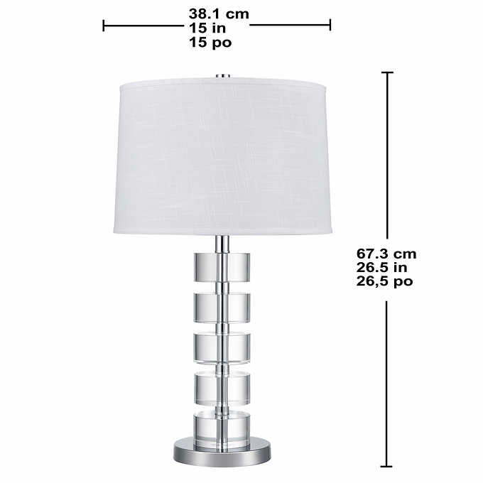 Bremerton Stacked Table Lamp, 2-pack