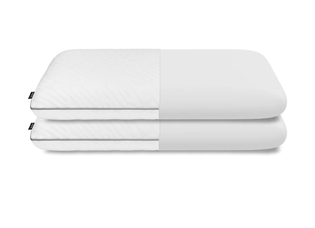 Dream Plush Memory Foam Pillow with Cool Touch Cover - Queen - 2 Pack