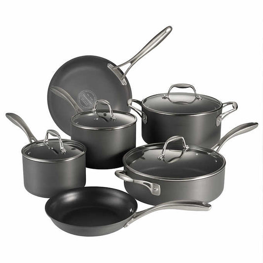 Tramontina 10-piece Non-Stick Hard Anodized Cookware Set