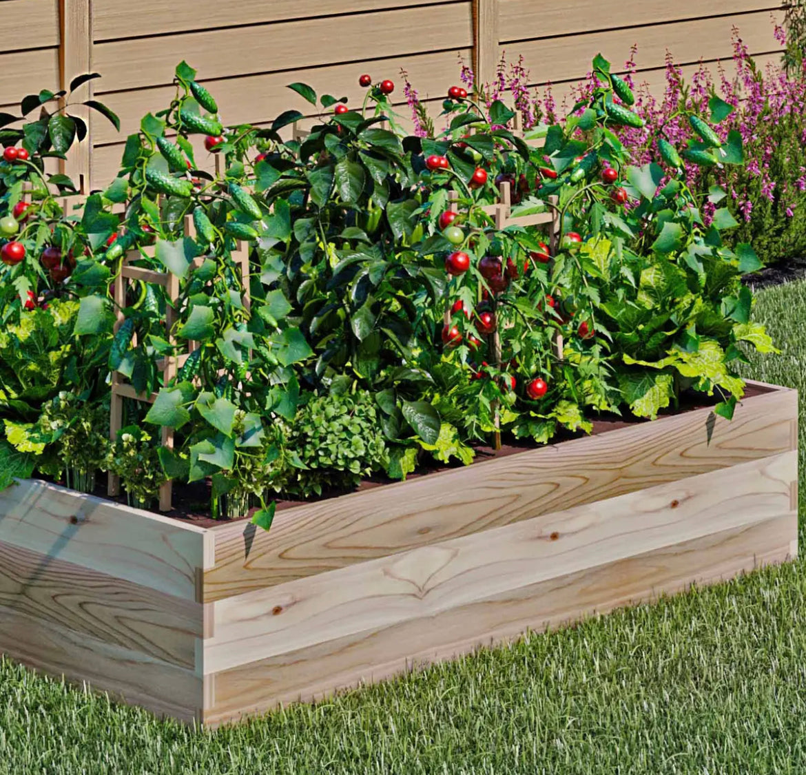 CedarCraft Cedar Raised Garden Bed